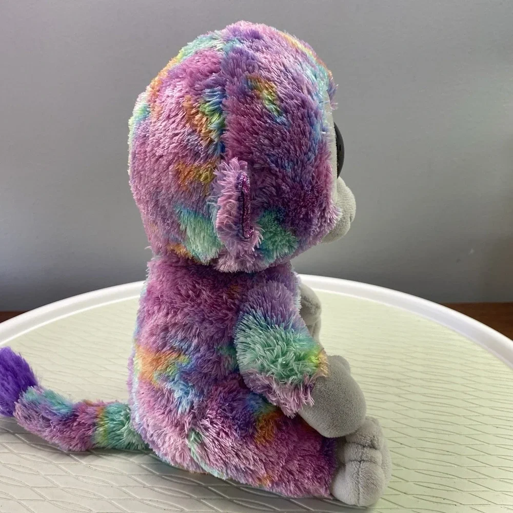 2018‎ Ty ZURI Pastel Monkey Beanie Plush 9.5